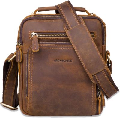 Messenger Bags | Leather Messenger Bag For Men, Man Purse Crossbody Bags For Work Business Messenger Bags Brown