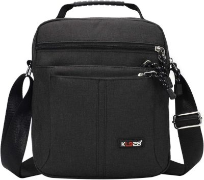 Messenger Bags | Men’s Messenger Bag – Crossbody Shoulder Bags Travel Bag Man Purse Casual Sling Pack For Work Business Messenger Bags Black