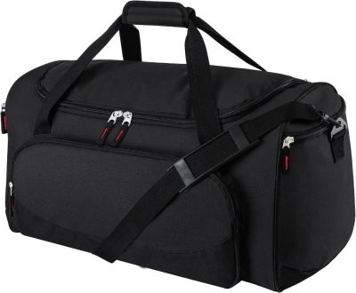 Sports Duffel Bags | 55L Sports Duffle Bags Large Gym Duffel Bag Workout Bag For Men – Black Gym Bags Black