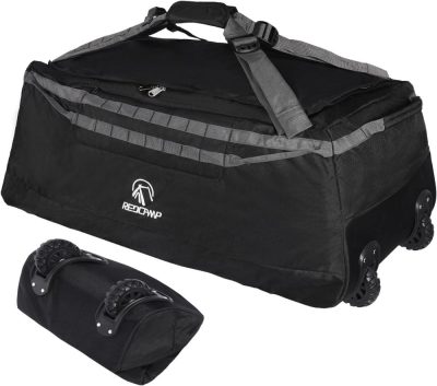 Sports Duffel Bags | 85L/120L/140L Foldable Duffle Bag With Wheels, Large Travel Duffel Bag Gym Bags 140L Black