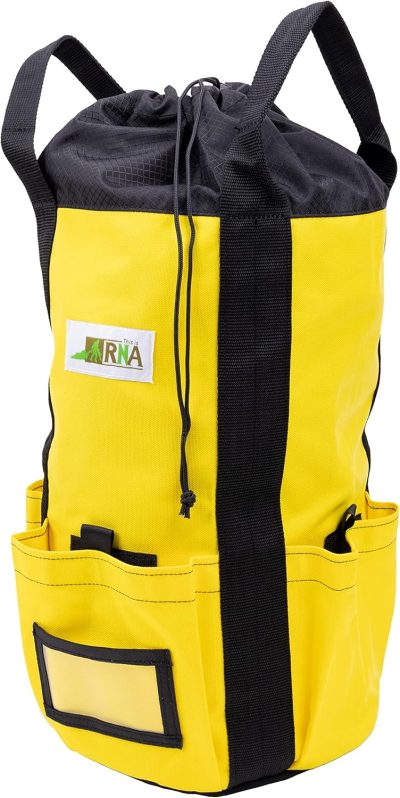 Sports Duffel Bags | Arbor Rope Storage Bag – Rock And Tree Climbing Equipment, Arborist Gear, Bucket Style Backpack, Waterproof Nylon Material, Yellow, 200′ Gym Bags Sports Duffel Bags