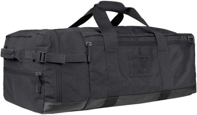 Sports Duffel Bags | Colossus Duffel Bag – 3 In 1 Rugged Tactical Gear Bag – Backpack/Duffle/Shoulder – Lightweight Multicompartment With 52L Storage (Military, Outdoors, First Responders) Gym Bags Black