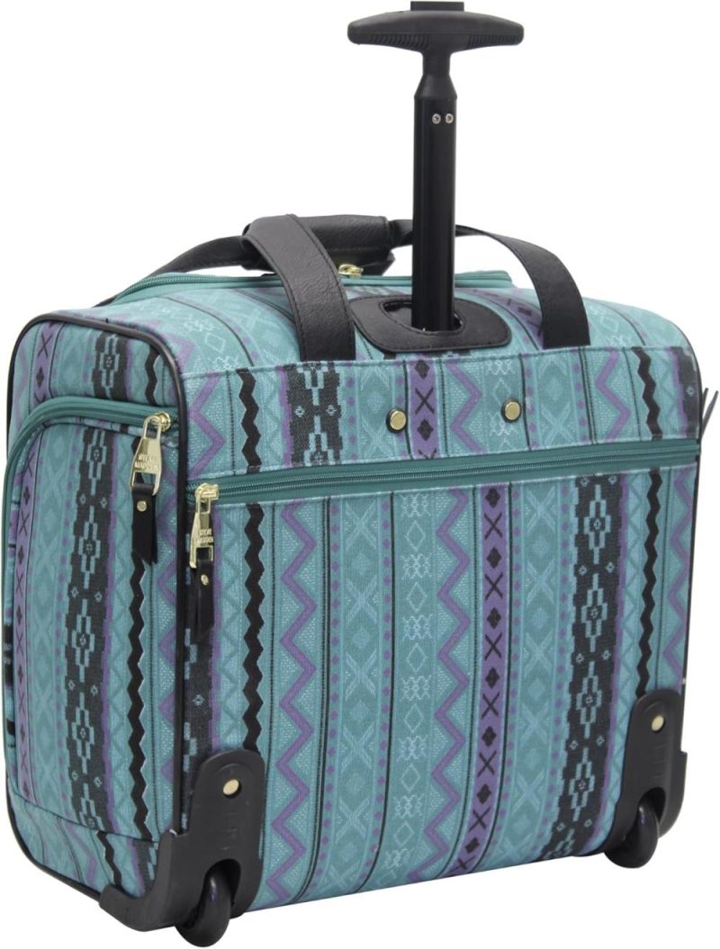 Sports Duffel Bags | Designer Luggage Collection- 3 Piece Softside Expandable Lightweight Spinner Suitcases- Travel Set Includes Under Seat Bag, 20-Inch Carry On & 28-Inch Checked Suitcase (Legends Turquoise) Gym Bags Legends Turquoise