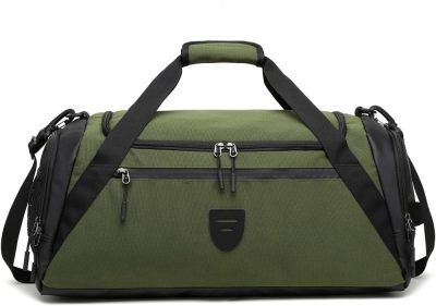 Sports Duffel Bags | Gym Duffle Bag For Men 40L Sports Duffel Bags Large Gym Bag For Women With Shoe Compartment & Wet Pocket Water Resistant Travel Duffel Bag Lightweight Weekender Overnight Bag,Olive Green Gym Bags Olive Green