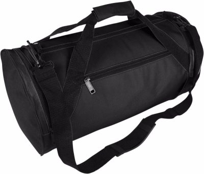 Sports Duffel Bags | Impecgear Round Duffel Sports Bags, Travel Gym Fitness Bag. (Black – 2 Sizes Zippered) Small-Medium Gym Bags Black - 2 Sizes Zippered