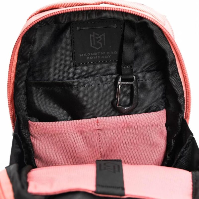 Sports Duffel Bags | Magnetic Bag Company – Pink Crossbody Bag Sling Chest Bag For Men And Women | Magnetic Gym Bag For Gym, Travel, Work, And Sports | Keep Your Items Off The Dirty Gym Floor With Magnetic Attachment Gym Bags Sports Duffel Bags