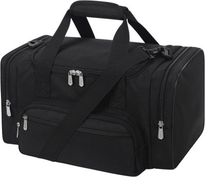 Sports Duffel Bags | Small Duffel Bag 17 Inch Carry On Weekender Bag For Travel Gym Sport – Black Gym Bags Black