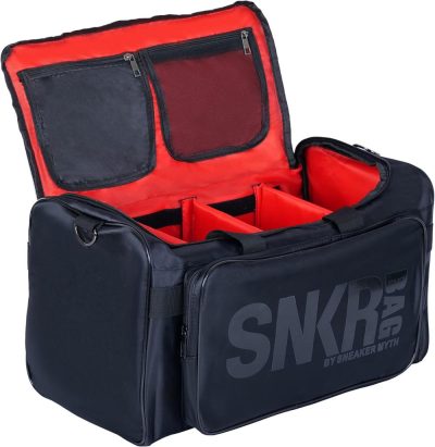 Sports Duffel Bags | Sneaker Duffel Travel Bag For Men Shoe Bags For Travel Sneaker Bag Basketball Outdoor Sports Gym Bag Travel Shoe Bag With 3 Adjustable Compartment Dividers Travel Shoe Bags Gym Bags Red