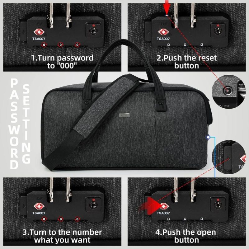 Sports Duffel Bags | Sport Duffel Bag,Foldable Waterproof Weekender Bag Sports Gym Overnight Travel Tote Bag With Adjustable Strap For Man Womam With Shoe Pocket Gym Bags Sports Duffel Bags