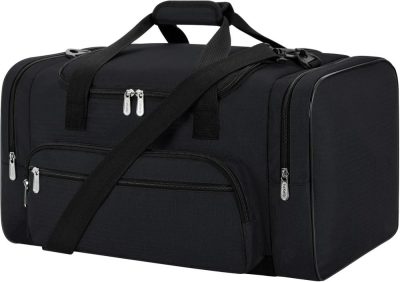 Sports Duffel Bags | Sports Duffel Bag 20 Inch For Travel Gym – Black Gym Bags Black