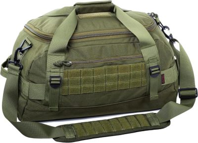 Sports Duffel Bags | Tactical Duffle Bag Molle Gear Bag Carry On Travel Duffel Bag. Ideal For Hunting, Shooting Range, Law Enforcement, Camping, Travel. 35L Gym Bags Olive Drab