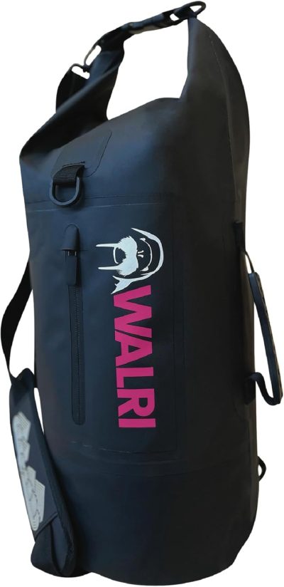 Sports Duffel Bags | Walri 20L Waterproof Day Pack For Sports, Surf, Turf And Dirt (Black) Gym Bags Black