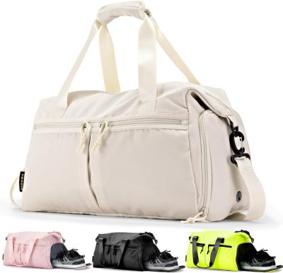 Sports Duffel Bags | Weekender Duffel Bag With Shoe Compartment And Wet Pocket-Luggage Everyday Overnight Bag For Men And Women Travel-Carry On Gym Bag Gym Bags Sports Duffel Bags