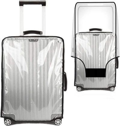 Suitcases | Clear Pvc Suitcase Cover Protectors 30 Inch Transparent Travel Luggage Covers For Suitcase Tsa Approved Luggage Suitcases