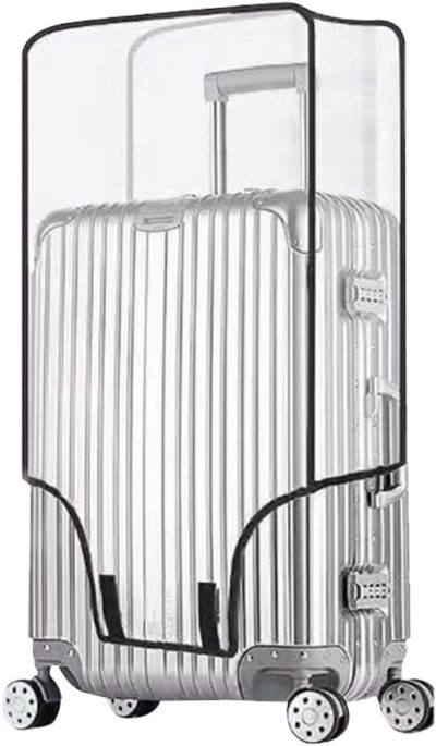 Suitcases | Clear Suitcase Cover – 20 24 26 28 30 Inch Waterproof Pvc Suitcase Cover – Transparent Travel Suitcase Wrap – Protective Cover Case For Wheeled Luggage (28-Inch) Luggage Suitcases