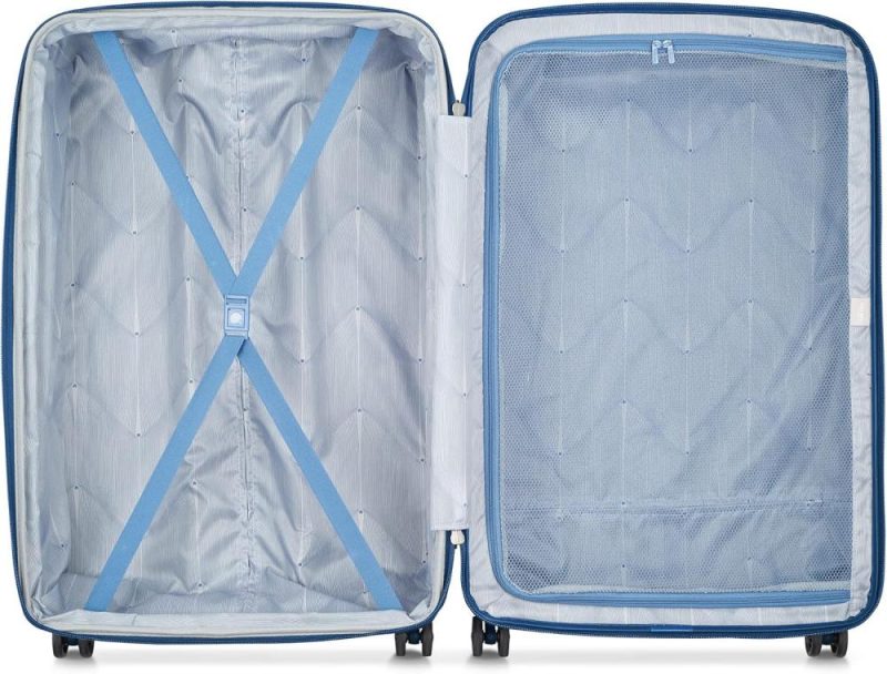 Suitcases | Comete 3.0 Hardside Expandable Luggage With Spinner Wheels, Blue, Checked-Large, 28 Inch Luggage Blue