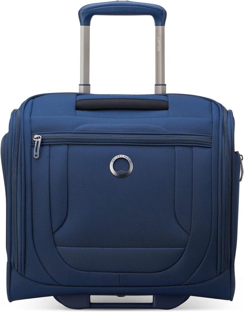 Suitcases | Helium Dlx Softside Luggage Under-Seater With 2 Wheels, Navy Blue, Carry On 16 Inch Luggage Navy Blue