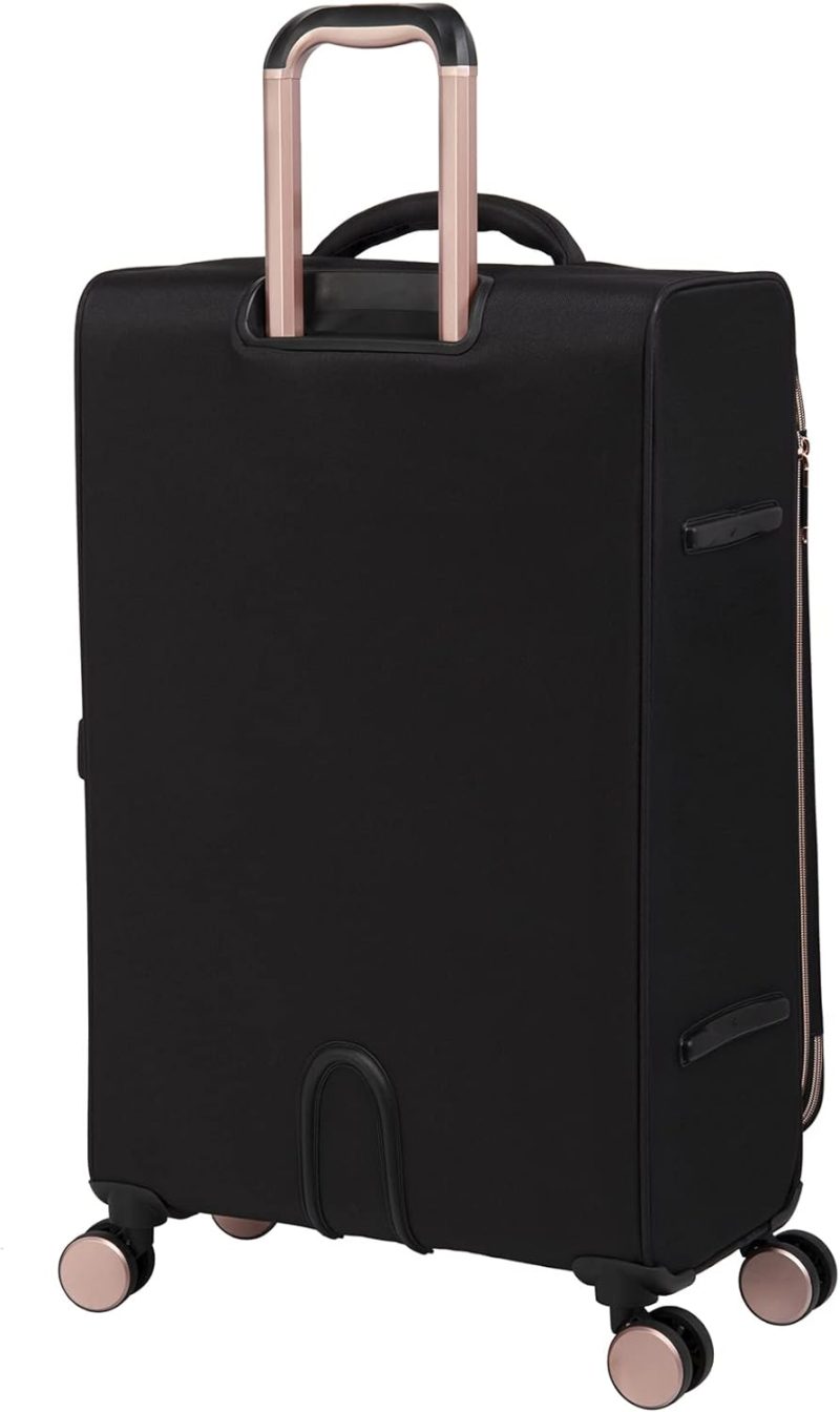 Suitcases | It Luggage Divinity Ii 28" Softside Checked 8 Wheel Spinner, Black Luggage Suitcases