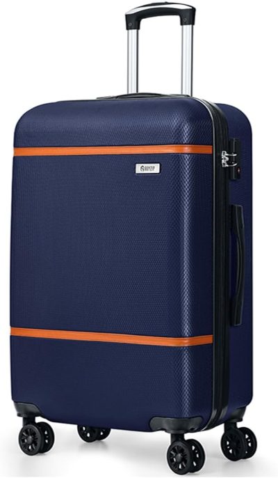 Suitcases | Luggage Abs+Pc Hardside Lightweight Suitcase With Spinner Wheels Tsa Lock, Carry-On 28-Inch, Dark Blue… Luggage Dark Blue