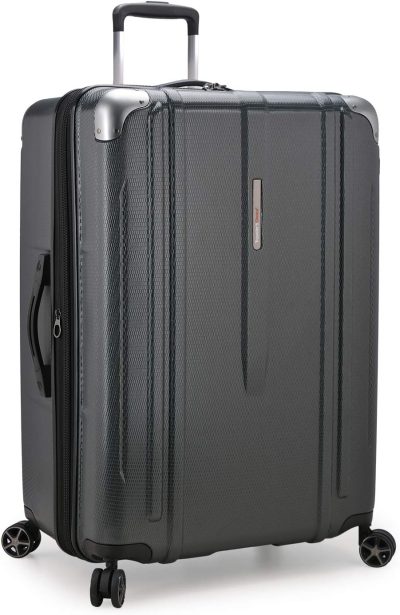 Suitcases | New London Ii Hardside Expandable Spinner Luggage, Gray, Checked-Large 29-Inch Luggage Gray