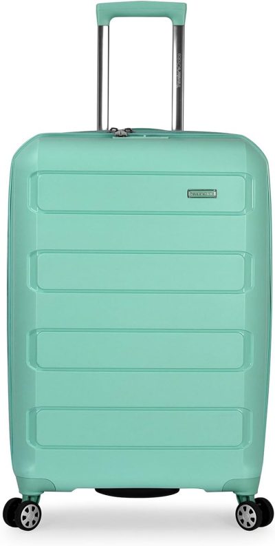 Suitcases | Pagosa Indestructible Hardshell Expandable Spinner Luggage, Mint, Check-In Only Luggage Mint