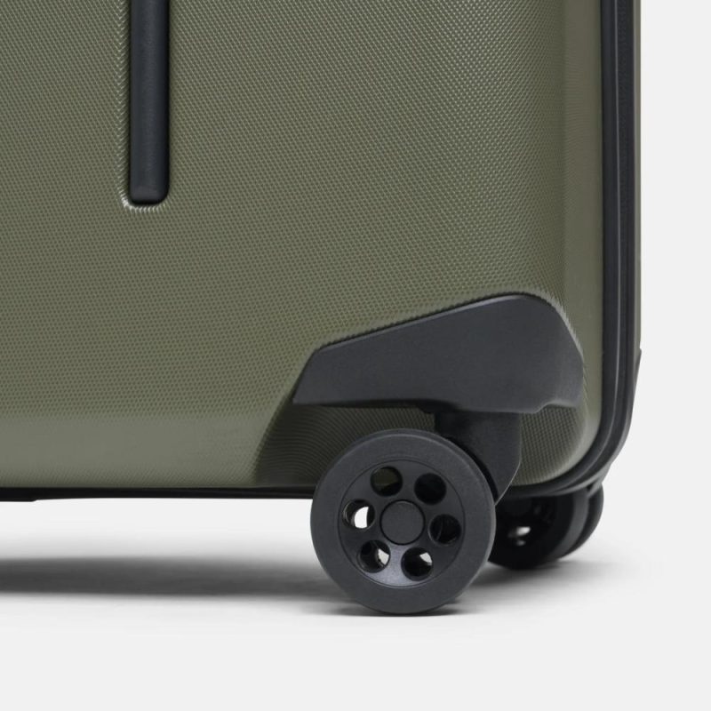 Suitcases | Ridge Check-In Luggage – German Makrolon Polycarbonate Shell – Tsa-Approved Lock With 360° Spinner Wheels (Matte Olive) Luggage Matte Olive