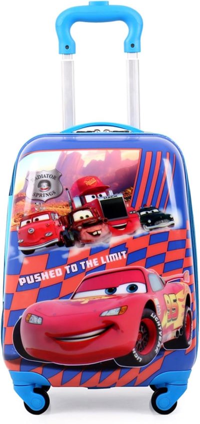 Kids’ Luggage | Cusalboy 18 Inch Luggage For Boy And Girl With Spinner Wheels Suitcases With Wheels -Travel Luggage (Red 1) Kids' Luggage Kids' Luggage