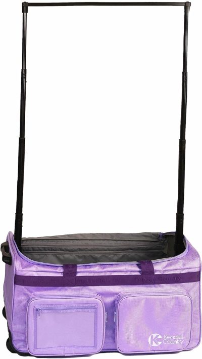 Garment Bags | Dance Bag With Garment Rack – Collapsible Costume Rolling Duffel Bag With Wheels For Competition, Shows, Performances, Travel And More By – 28 Inch Luggage (Lilac Purple, 28-Inch) Garment Bags Garment Bags