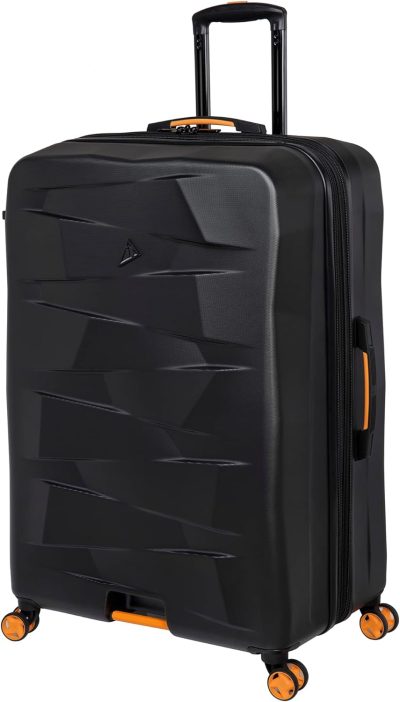 Suitcases | It Luggage Elevate 32" Hardside Checked 8 Wheel Expandable Spinner, Black Luggage Black